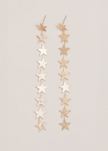 Phase Eight Gold Star Drop Jewellery Gold USA | 8736459-BW